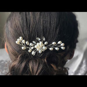 Pearl and Rhinestone Bridal Wedding Hair Pin / Bobby Pin - Brand New in Plastic